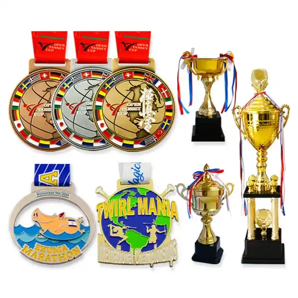 Custom Resin Electroplatel Trophy Award Soccer Football Trophies Sports Cup Ballon D'or Awards Trophy