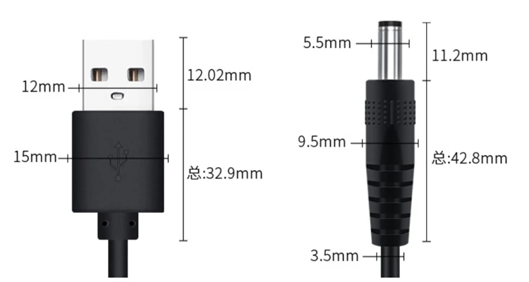 CABLE SIZE 5522