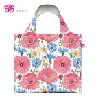 Shopping Bag Cheap Fashion Foldable Shopping Bag With Flower Design