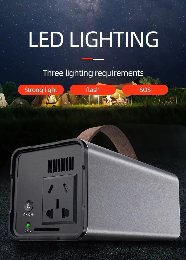Wholesale 200W Portable Power Station with AC Solar Car Charger for Outdoor Adventures