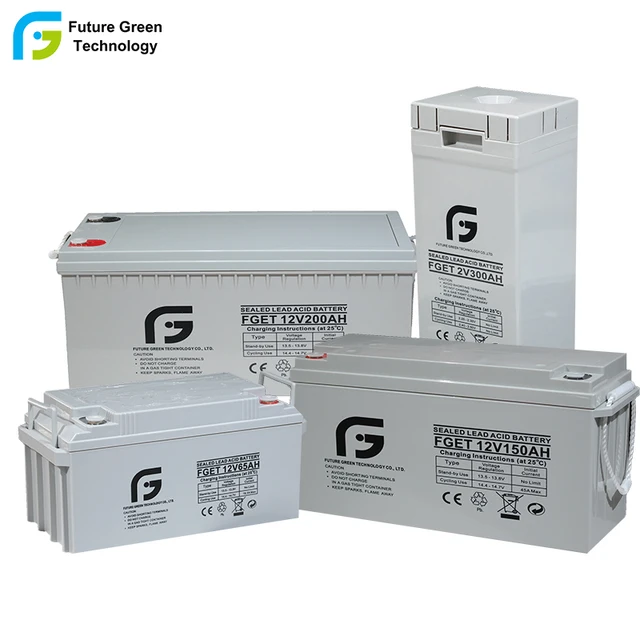 AGM Gel 12V 24V 100ah 200ah 250ah Solar Energy Storage System Power Rechargeable Deep Cycle Batteries Lead Acid Battery