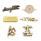 Handbag Bag Luggage Accessories Custom Brand Name Metal Handbag Logo Maker Luggage Metal Logo Label For Bag