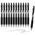 Pens Test Good High Quality Free Sample Plastic Cheap Student Custom Logo Black 0.7 Mm Gel Pens Click Wholesale