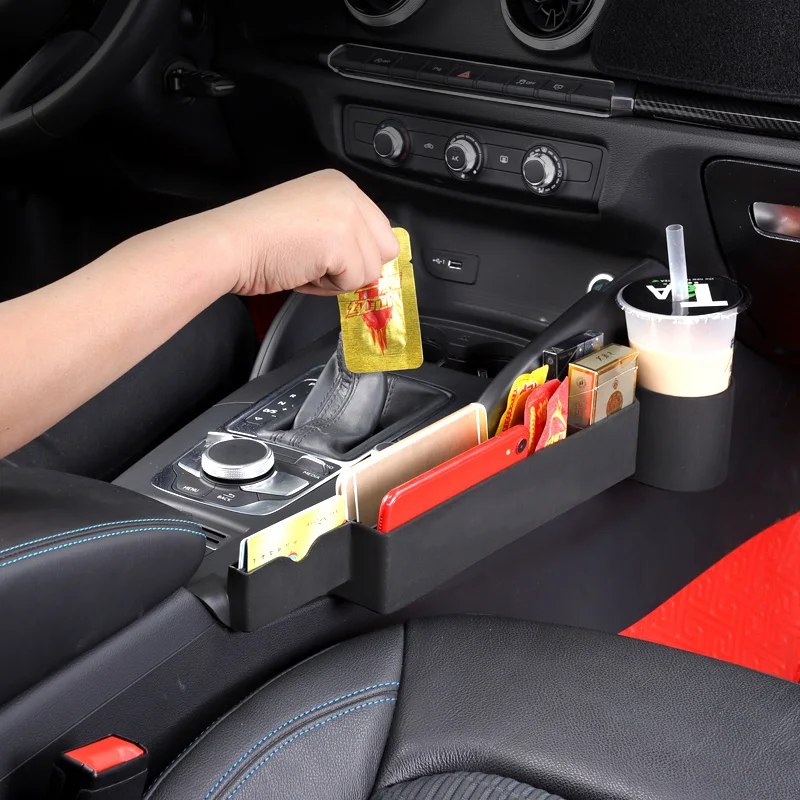 Sluiting Schat verontreiniging Car Seat Gap Filler Pocket Plastic Storage Box Abs Plastic Material Console  Cup Holder For Audi A3 2014-2020 - Buy Wholesale Car Interior Accessories  Car Seat Gap Filler Pocket Plastic Storage Box