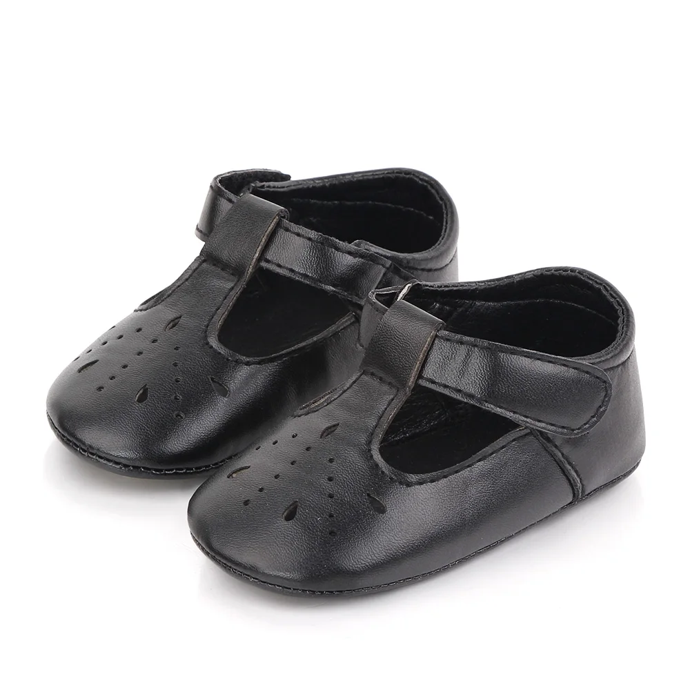 Princess Shoes Baby Girls Spring and Summer Cute Solid Color Hollow Small Leather Shoes factory