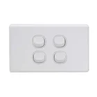 Standard AS/NZS Australia Standard 1-6 Gang 16A Slimline Light Wall Switch