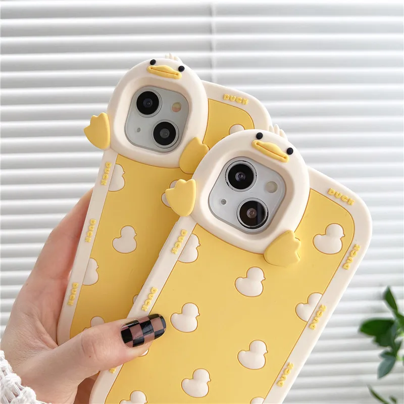 Wholesale Cute Funny Mobile Back Cover Animal Silicone Phone Case for Apple iPhone 15 14 13 12 pro max 11
