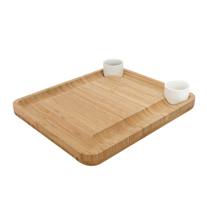 Charcuterie Cheese Board includes 4 Cheese Knives & 3 Ceramic Bowls