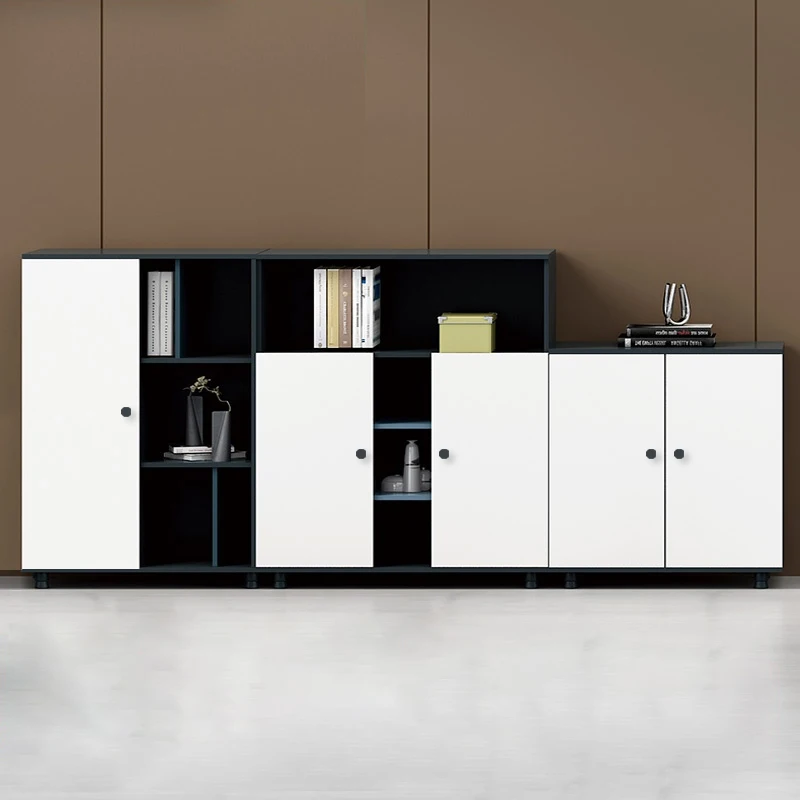 Modern new design filing cabinets with door wood  tall  storage cabinet for furniture home