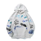 Hoodie 2020 Hoodie Sweatshirt Men Graffiti Print Sweatshirt Man Fashion Men Sweatshirt Pullover