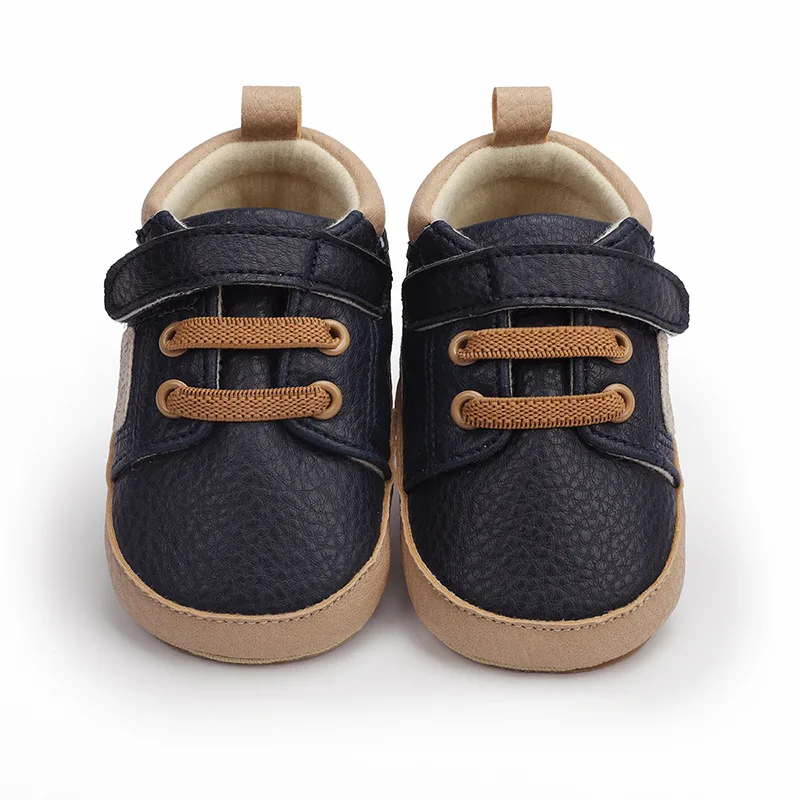202 Hot Selling High Quality Soft TPR Anti-slip Outsole Babies Toddler Boy Shoes Prewalker Shoes for Boys details
