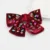 Bling Velvet Butterfly Big Geometric Hair Bows Clip Glitter Hair Clips Acrylic Beads Rhinestone Crystal Hair Bow