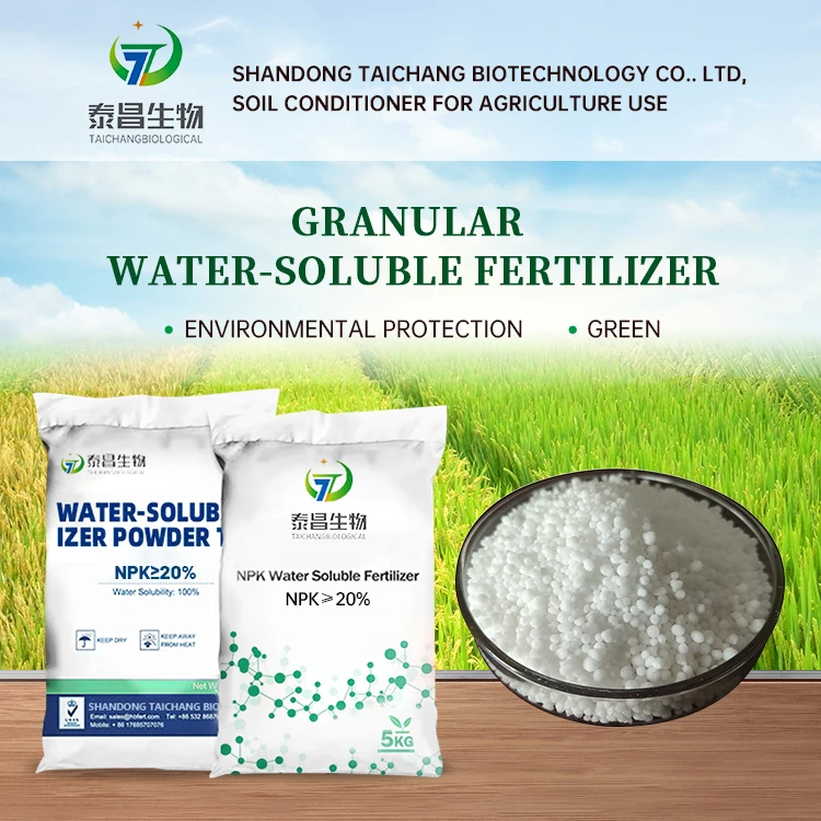 Fully Water Soluble Organic Granular Fertilizer A Plant That