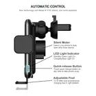 Car Charging Holder Qi Certified Auto Clamping Car Wireless Charging Phone Holder 10W
