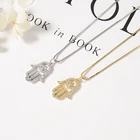 925 Sterling Silver 925 Necklace Fashion 925 Sterling Silver Jewelry Hamsa Hand Necklaces Silver For Women
