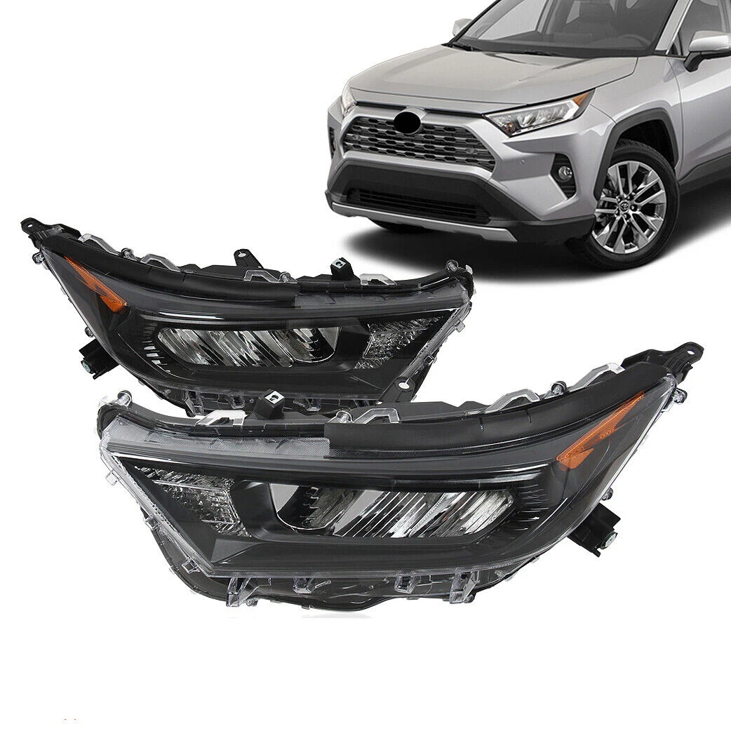 məhsul saivis avtomobil kuzovu led fara dəstləri toyota rav4 le xle 2019 2021-36 üçün ABŞ versiyası fara