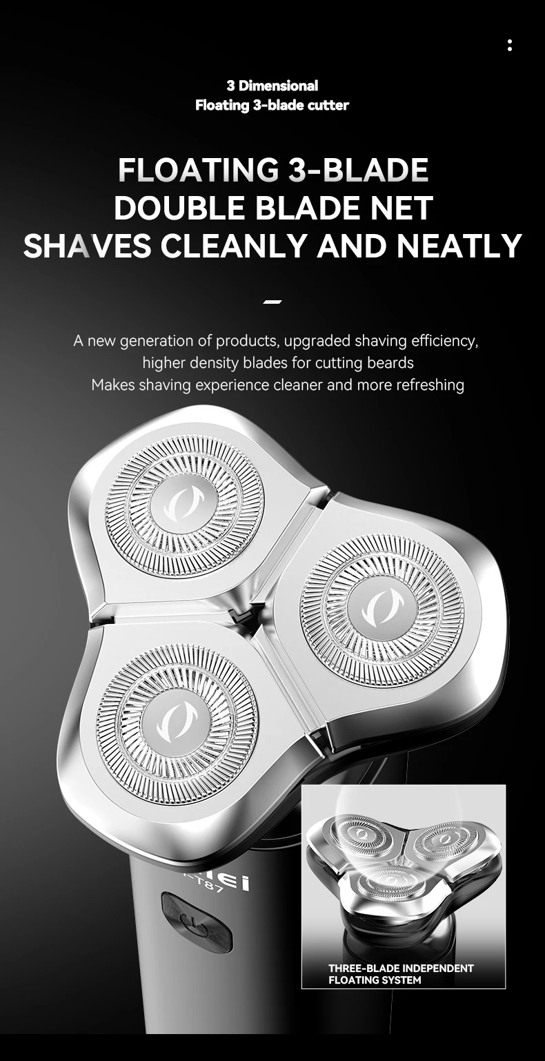 Rasoir Électrique EMEI KM-T87 pour Hommes nesto maroc