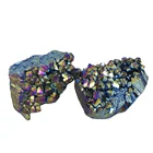 Cluster High Quality Wholesale Small Pieces Angel Aura Quartz Aura Titanium Crystal Cluster
