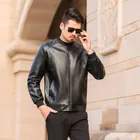 Jackets Pocket Wholesale Custom Men PU Leather Coats Thick Jackets With Pocket