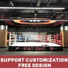 Wrestling Ring Custom 5*5M Professional Size De Boxeo Equipment Pro Wrestling PVC Boxing Ring