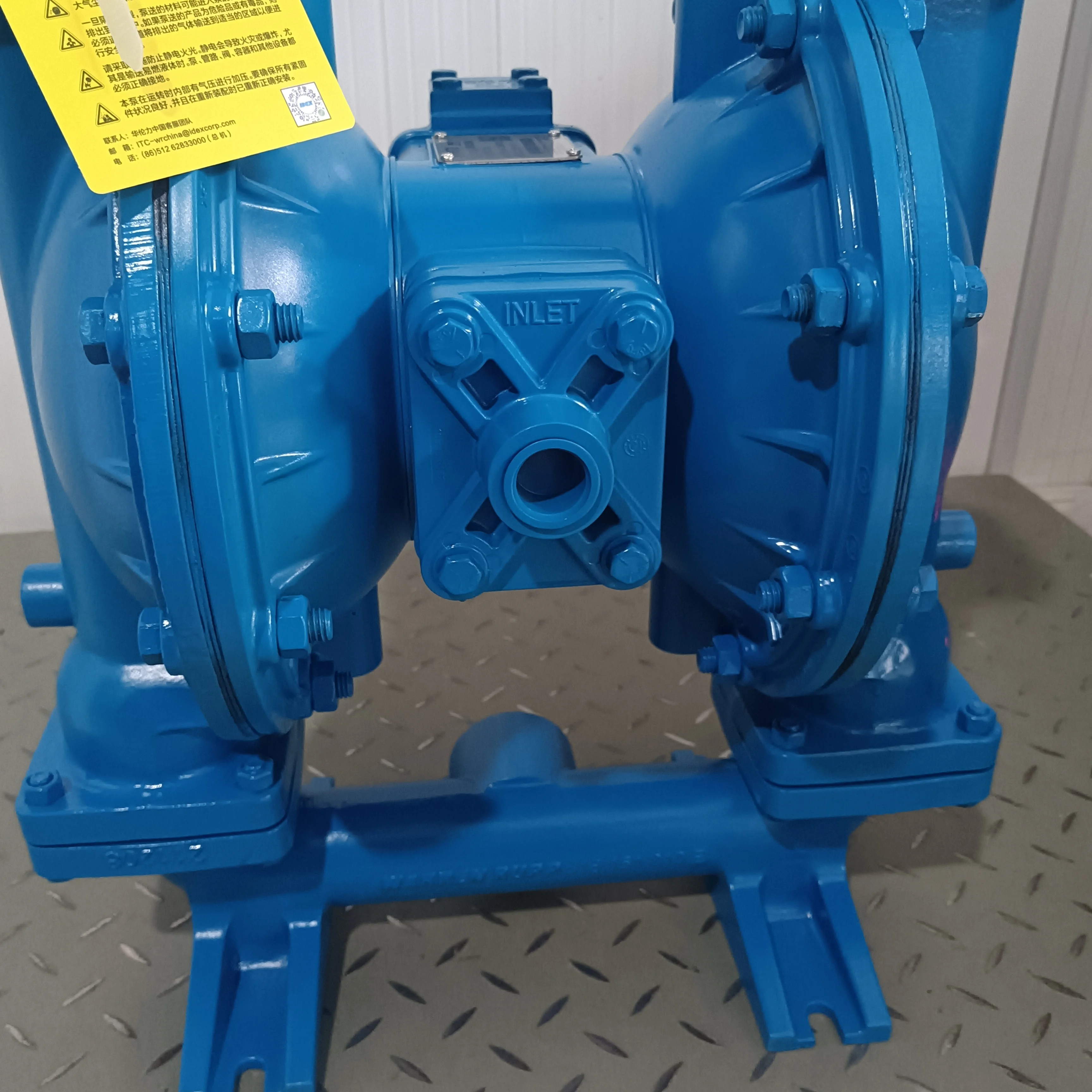 Cast Iron Sandpiper Air Operated Double Diaphragm pump S15 with Neoprene Diaphragm and Check Valve Warren Rupp Pump supplier