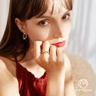 Engagement Ring Mnch Jewelry 925 Silver Gold Plated Mobius Resizable Engagement Minimalist Vermeil Love Ring