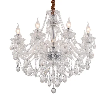 K9 Luxury Crystal chandelier Living Room 8 Lights Large crystal pendant lights