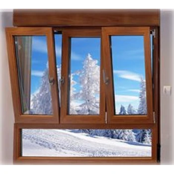 ALUFRONT Factory Price Aluminum Tilt and Turn Window with Strong Frame and Double Glazing for Modern Villa