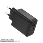 Mobile Phone Iphone Android Mobile Phone PD18W QC3.0 36W EU Travel USB Wall Charger For Iphone And Android