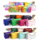 Large Capacity Jelly Purses Jelly bag Jelly handbags For Women And Girls bags women handbags colorful PVC bag tote