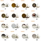 Buttons Button Jeans DIY Vintage No Sew Instant Replacement Removable Adjustable Pants Jeans Waist Buttons