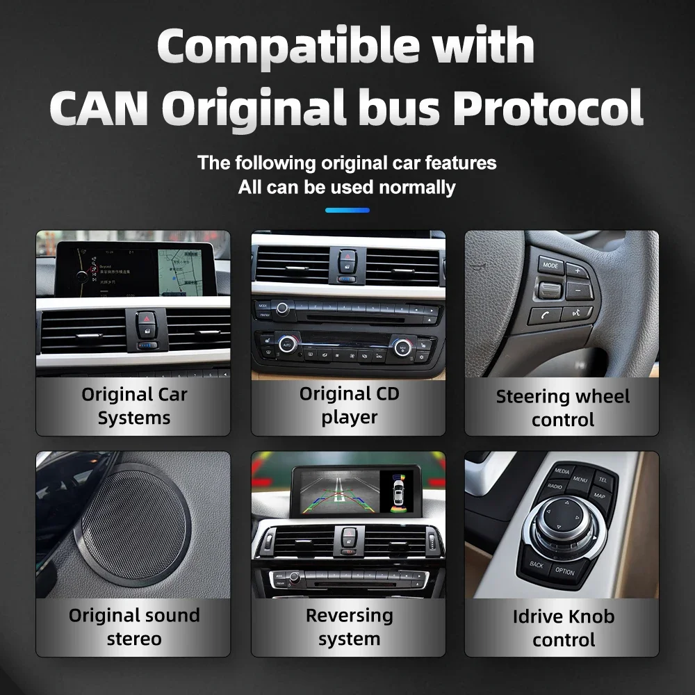 Carabc Wireless Apple Carplay Android Auto Car Multimedia For Bmw 5 3