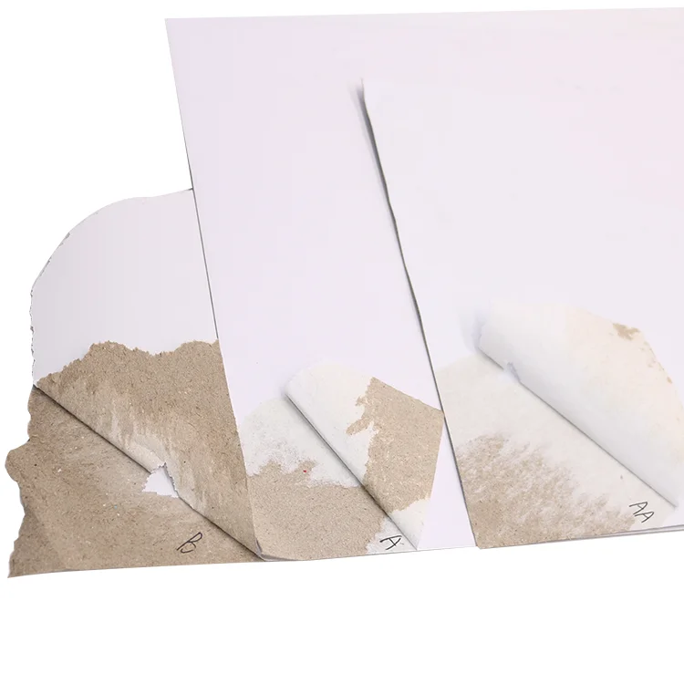 Industrial Use Chemical Resistance Customized Shape Duplex Board Grey Back for Packaging