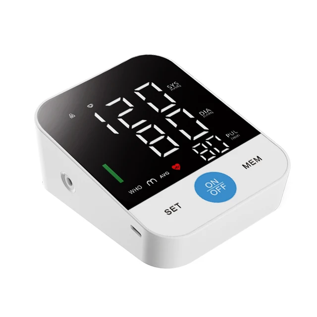 Electronic Blood Pressure Monitor  Upper Arm Medical Sphygmomanometer Cuff Bp Meter Tensiometers Digital BP Machine