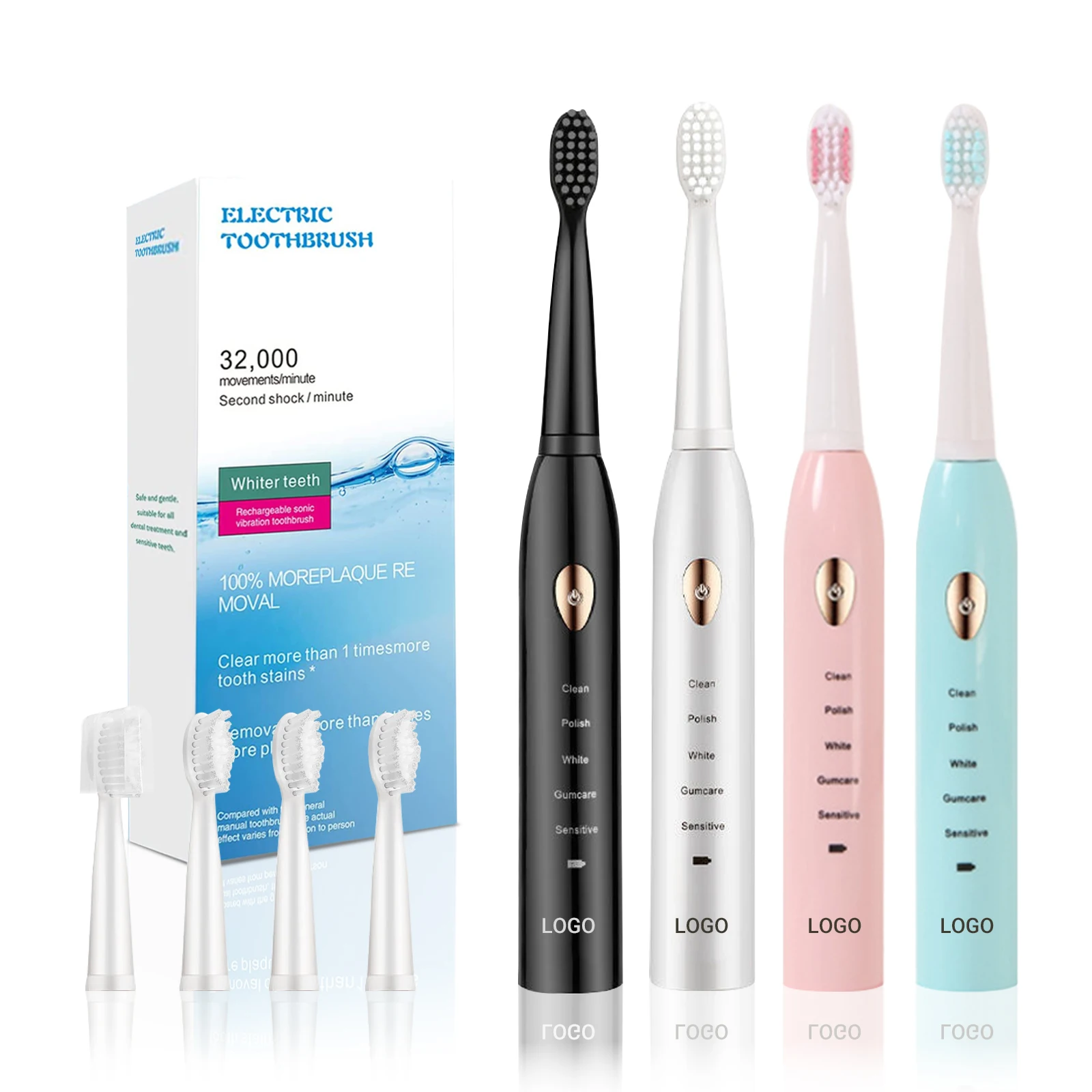 Wh-51 Wholesale Custom Smart Sonic Electric Toothbrush Oem Adult Oral Electric  Toothbrushes Manufacturer - Buy Custom Electric Toothbrush,Electric  Toothbrush Oem,Sonic Electric Toothbrush Product on Alibaba.com