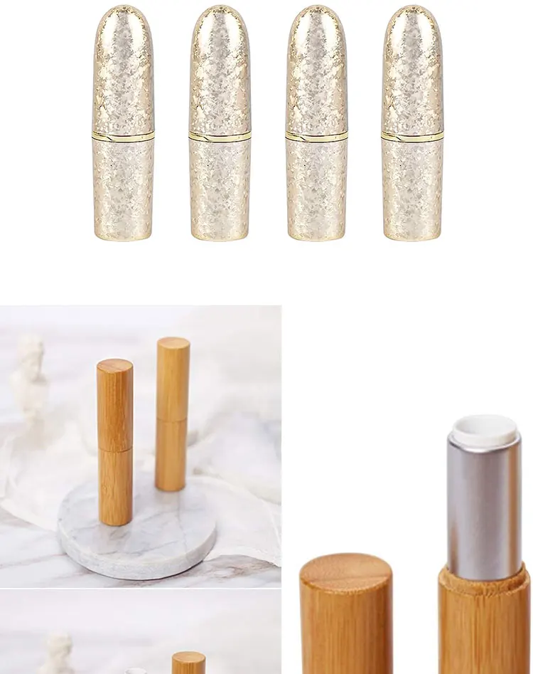 Black Empty Lipstick Tubes Diy Lip Balm Container Square Tube