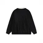Sweat Shirt High Quality Letter Printed Pullover Loose Collar Sweat Shirt For Men New White Cotton Hoodie