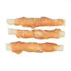 Pet Fast Delivery Dental Treats For Dogs Training Dried Chicken Meat Wrapped Bone Small Dog Pet Treats Food