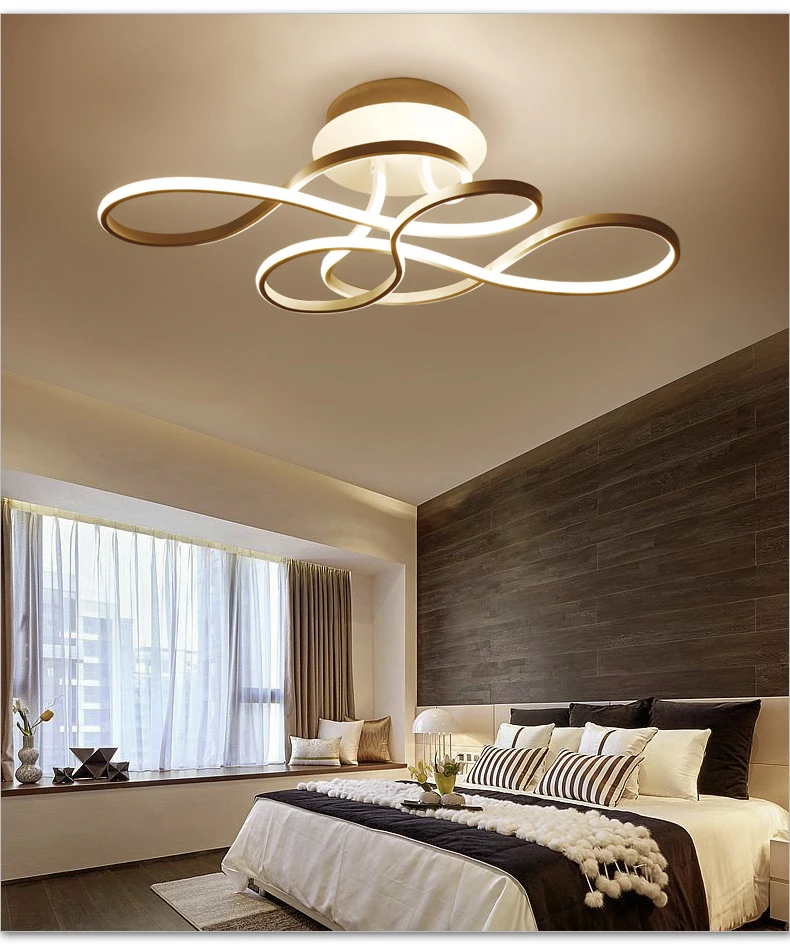 Simple Post-modern Home Creative Nordic New Bedroom Ceiling Lamp Living Room Lamp Led Ceiling Light