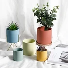 Pots Planters Outdoor Planter Pot Chinese Modern Design Cute Bulk Outdoor Round Decor Flower Pots Planters