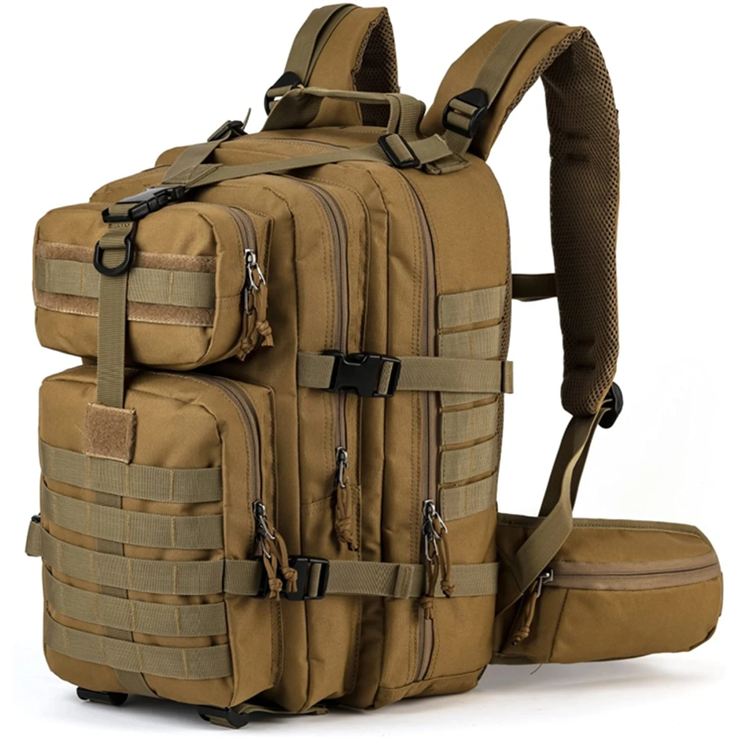 Khaki Waterproof Army Tactical Backpack 
