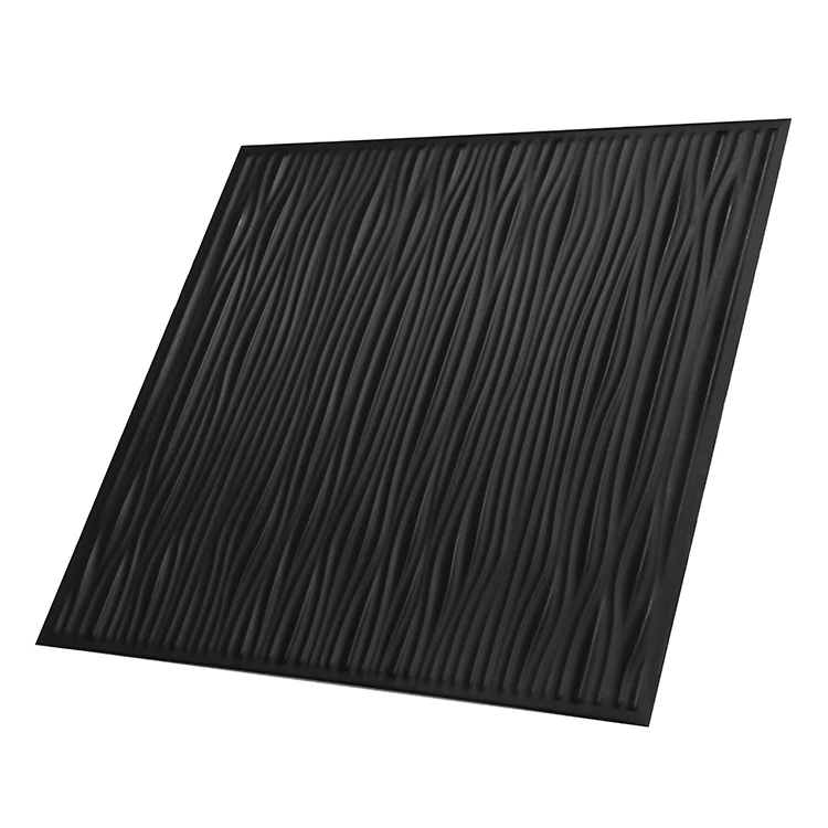 Interior decoration insulated materials glue up 2x2 pvc ceiling tiles