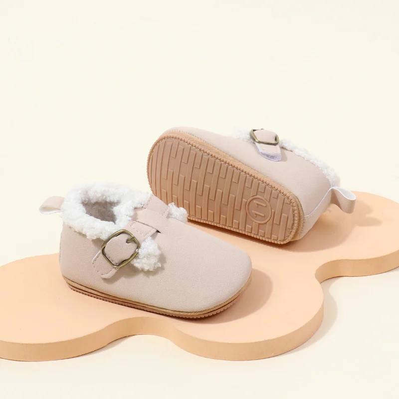High Quality Unisex Winter Warm TPR Outsole Sneakers for Baby Toddlers Anti-Slippery Features EVA Insole Material for Boys Girls manufacture