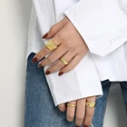 Eternity Band Chris April 925 Sterling Silver 18k Gold Plating Twist Rope Eternity Rope Band Knuckle Rings