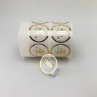 Logo China Label Maker Custom Adhesive Clear Logo Waterproof Private Label Sticker Printing