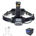 Power Torch Light Mini Zoomable Outdoor Head Lamp 18650 Rechargeable High Power Torch Light
