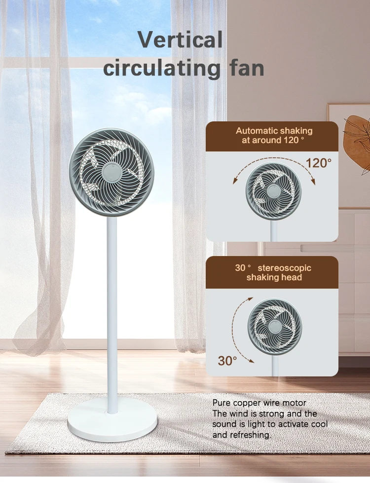 Quiet Circulation Stand Fan, 50W - detail 6