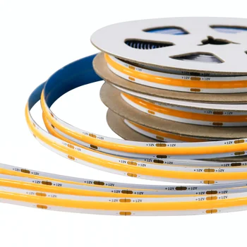 Dimmable Dotsfree Light Dc24v 12v Flexible Rgb Cct White Led Cob Strip