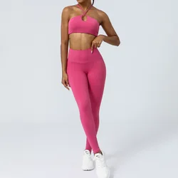New arrival lulu yoga set high elastic quick-drying running sports fitness yoga outfit women sets