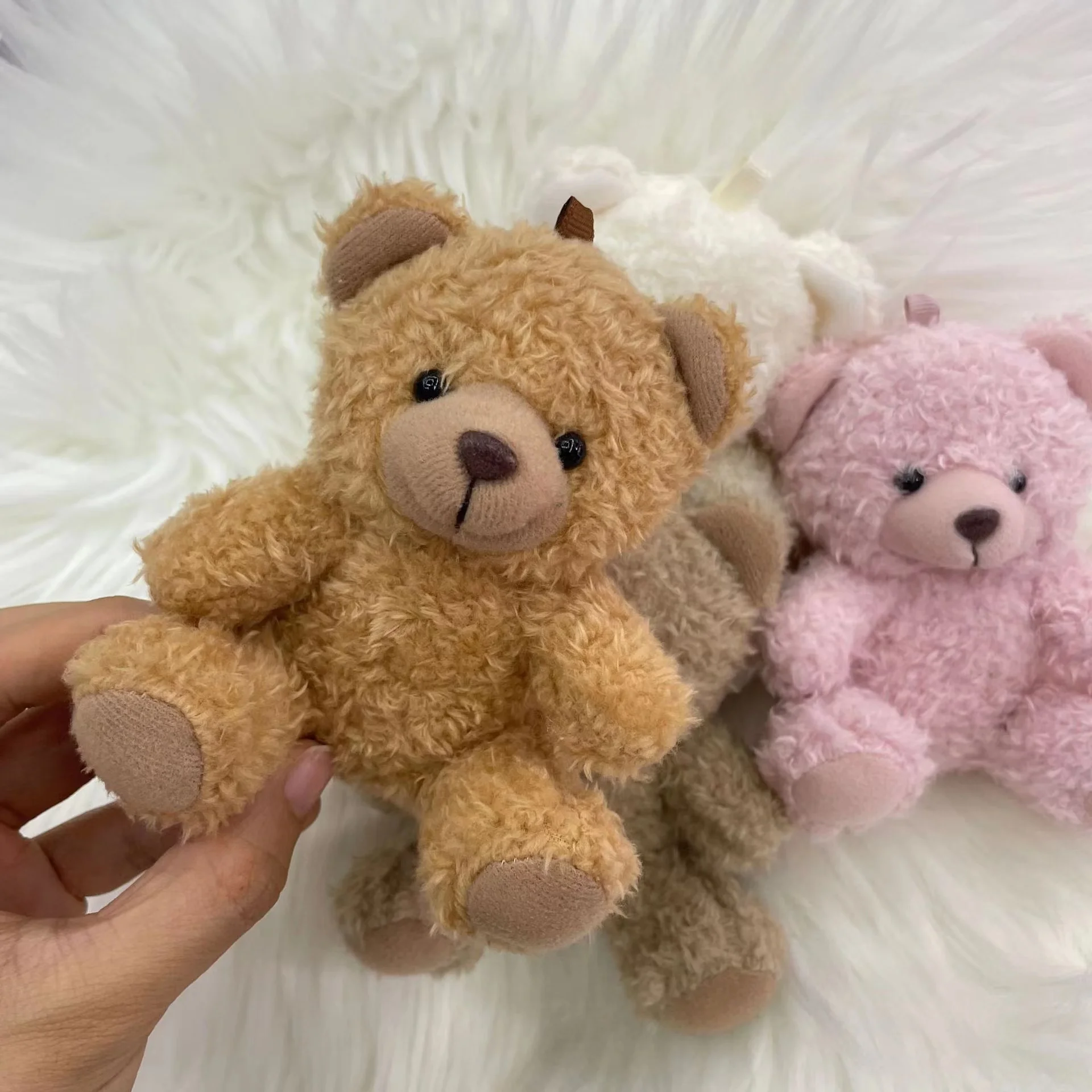Wholesale Small Teddy Bears Keychain Plush Toys Custom Bear Plush Toys